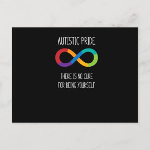 Carte Postale Faire-part Autisme Infinité Symbole Neurodiversité T Chemise