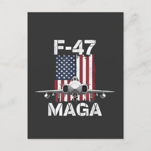 Carte Postale Faire-part Avion de chasse officiel F47 Maga F-47 Jet de comb
