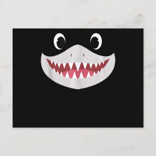 Carte Postale Faire-part Baby Shark Halloween