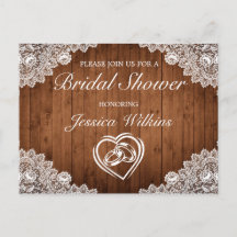 Baby Shower Rustique Bois & Dentelle Blanche