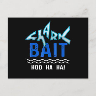 Carte Postale Faire-part Bait De Requin Hoo Ha Ha Drôle Cadeaux D'Amoureux