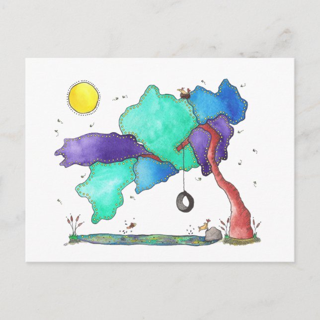 Carte Postale Faire-part Big Fun sur le Bayou (Devant)