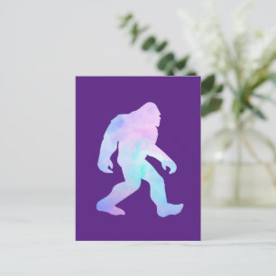 Carte Postale Faire-part Bigfoot aquarelle      