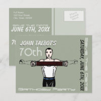 Bodybuilding Rétro 70e Anniversaire Enregistrez la