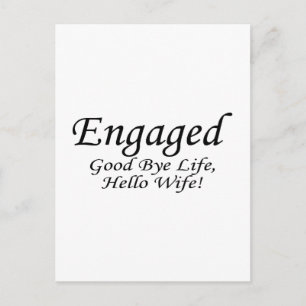 Carte Postale Faire-part Bonne vie au coeur