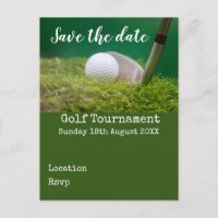 Boule de golf avec club de golf sur vert enregistr