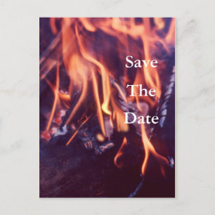 Carte Postale Faire-part Brûlant