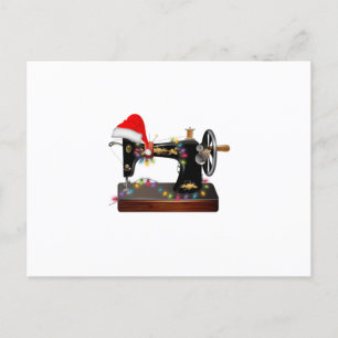 Carte Postale Faire-part Cadeau de couture   Joyeux Noël amoureux de coutur