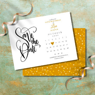 Carte Postale Faire-part Calendrier de mise à jour d'anniversaire tout âge