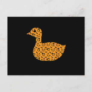 Carte Postale Faire-part Canard Easy Halloween tenue Mallard Dipper Lazy
