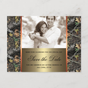 Carte Postale Faire-part Carton d'invitation camouflage pour sauvegarder la