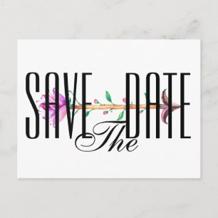 Carte Postale Faire-part Carton d'invitation "Sauver la date"