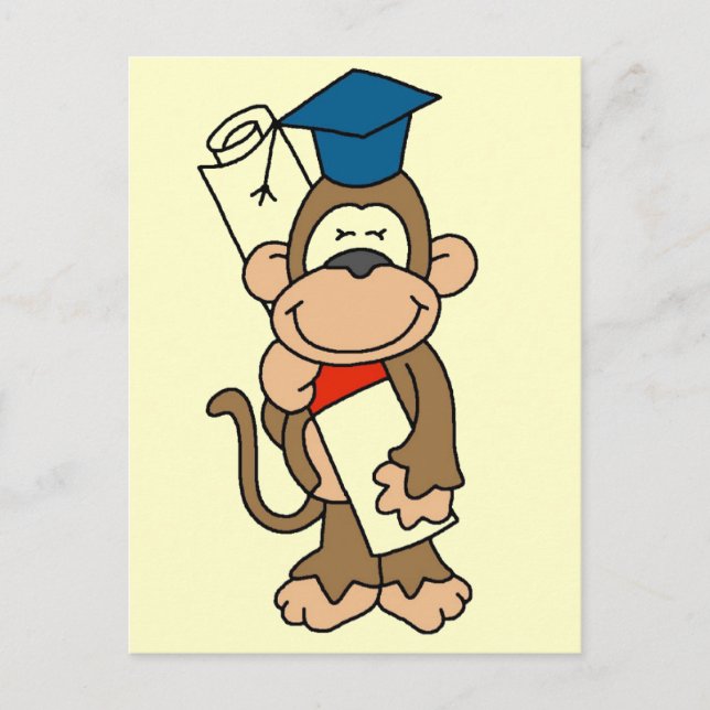 Carte Postale Faire-part Chandails et cadeaux de singe (Devant)