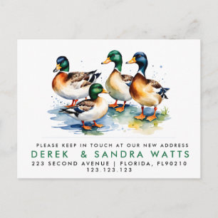 Carte Postale Faire-part changement d'adresse que nous avons déplacé faire-