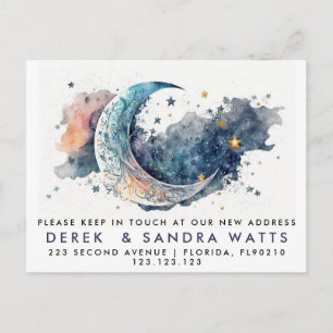 Carte Postale Faire-part changement d'adresse que nous avons déplacé faire-