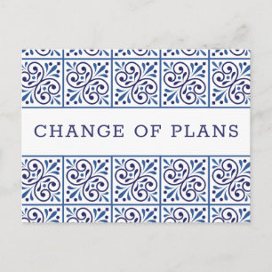 Carte Postale Faire-part Changement de plan MARIAGE 1