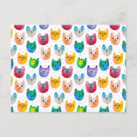 Chats aquarelles et amis