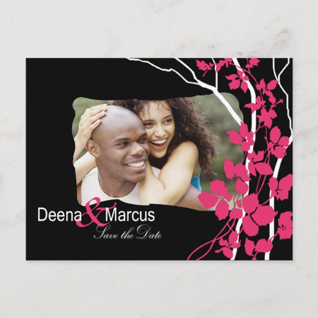 Carte Postale Faire-part Cherry Blosssom Bella Save the Date Photo (Devant)