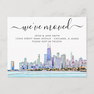 Carte postale Faire-part Chicago Moving