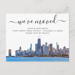 Carte postale Faire-part Chicago Moving