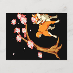 Carte Postale Faire-part Chien Shiba Inu Drôle   Cadeau Significatif de Cha