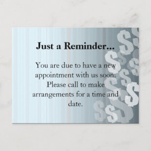 Carte Postale Faire-part Conception financière de dollars de nuances grises