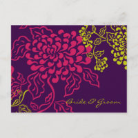 Contempo Floral (Chartreuse Violet) Annonce de mar
