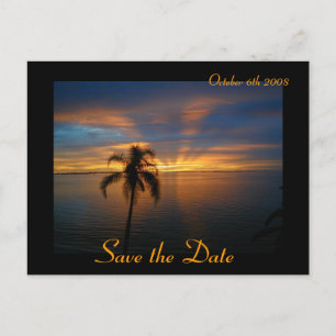 Carte Postale Faire-part Coucher du soleil