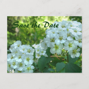 Carte Postale Faire-part Couronne nuptiale Enregistrer la date