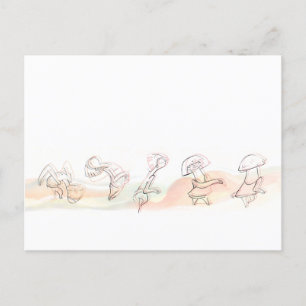 Carte Postale Faire-part Danse de célébration de Shrug