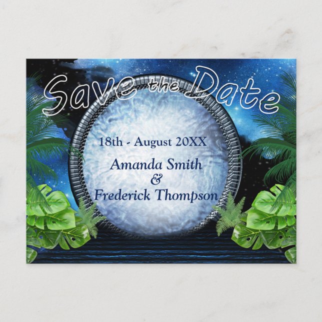 Carte Postale Faire-part Dates de sauvegarde du portail de la galaxie (Devant)