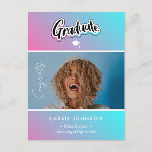 Carte Postale Faire-part de diplôme
