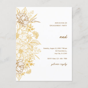 Carte Postale faire-part de mariage