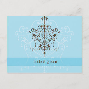 Carte Postale FAIRE-PART DE MARIAGE :: lustre