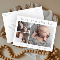 Faire-part de naissance bébé avec photo et message