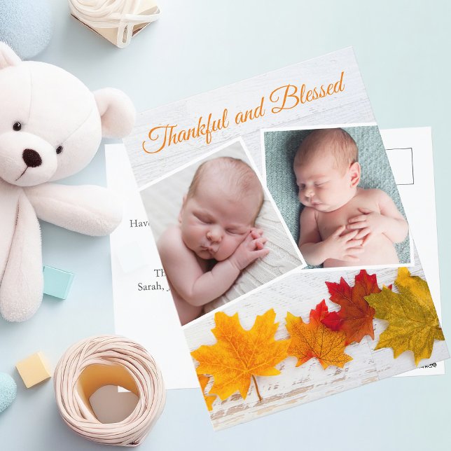 Carte Postale Faire-part de naissance de bébé pour l'Action de g (Créateur téléchargé)