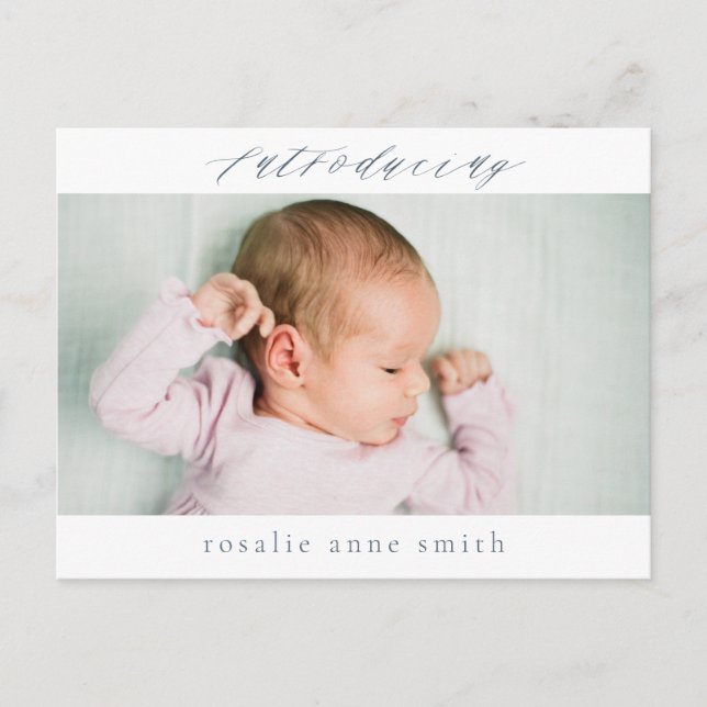 Carte postale Faire-part de naissance multiphoto (Devant)