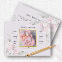 Faire-part de naissance photo