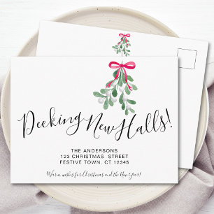 Carte Postale Faire-part Décoration de nouveaux halls Gui en mouvement