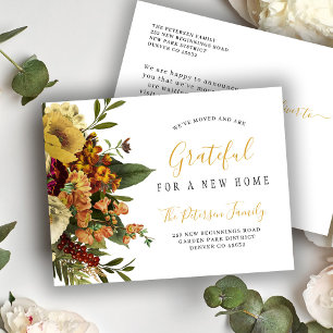 Carte Postale Faire-part Déménagement pour les fêtes de Thanksgiving dans u