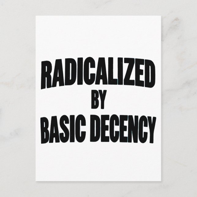 Carte Postale Faire-part Démocratie Sociale Radicalisée Par Une Décence Fon (Devant)