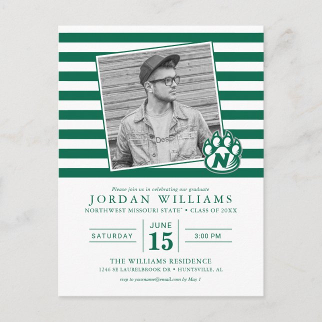 Carte Postale Faire-part Diplômé de NW Missouri State (Devant)