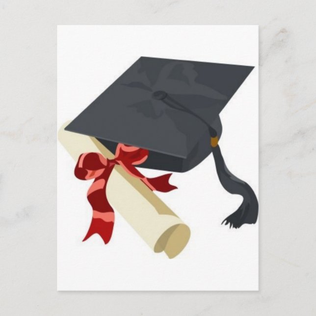 Carte Postale Faire-part Diplôme et diplôme (Devant)