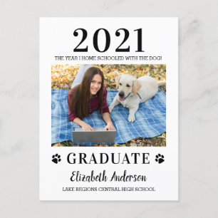 Carte Postale Faire-part Drôle Photo Accueil École Classe Chien De 2021 Gra