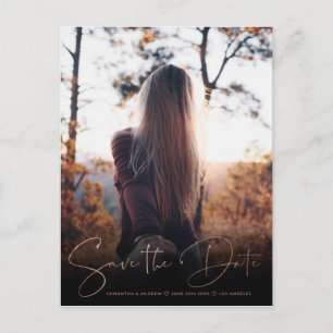 Carte Postale Faire-part Économies roses chics d'or le téléchargement de