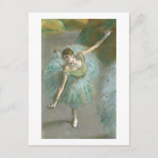 Carte Postale Faire-part Edgar Degas | Danseuse en vert | Nouvelle Adresse