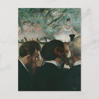 Carte Postale Faire-part Edgar Degas | Musiciens d'orchestre | Nouvelle adr