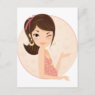 Carte Postale Faire-part Enceinte