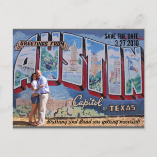 Carte Postale Faire-part Enregistrer la date