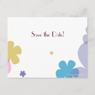 Carte Postale Faire-part Enregistrer la date 10e anniversaire minimaliste d